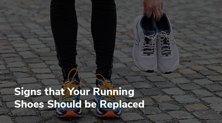 Here are four signs that help tell you when to replace running shoes.