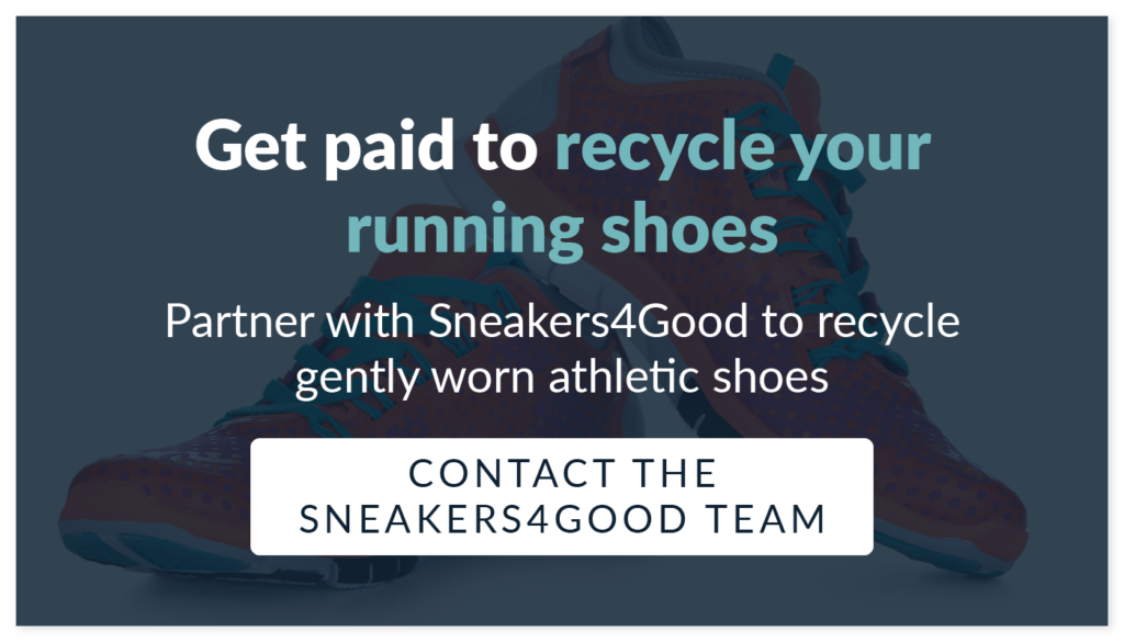 Click here to start recycling sneakers with sneakers4Good