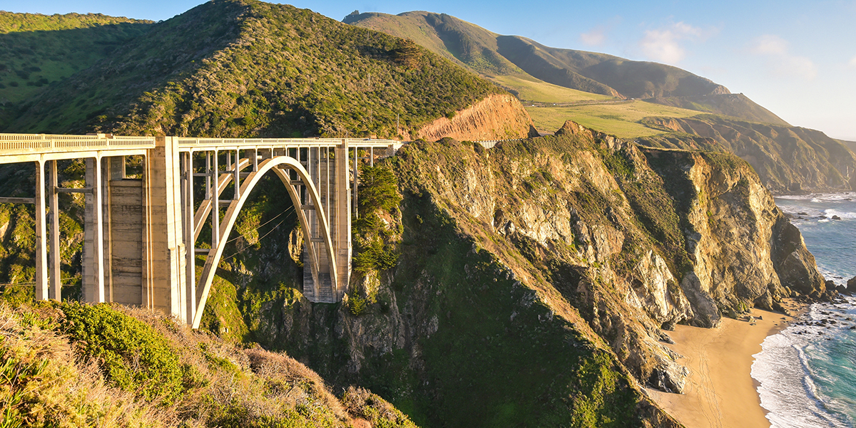 Famous Bixby Creek Bridge - Big Sur, Monterey County, California