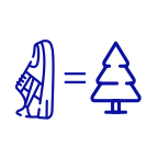 1 Pair = 1 Tree Planted Icon
